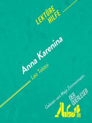 cover image of Anna Karenina von Leo Tolstoi Lektürehilfe